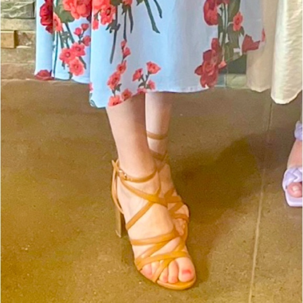 J. Crew strappy sandal heels